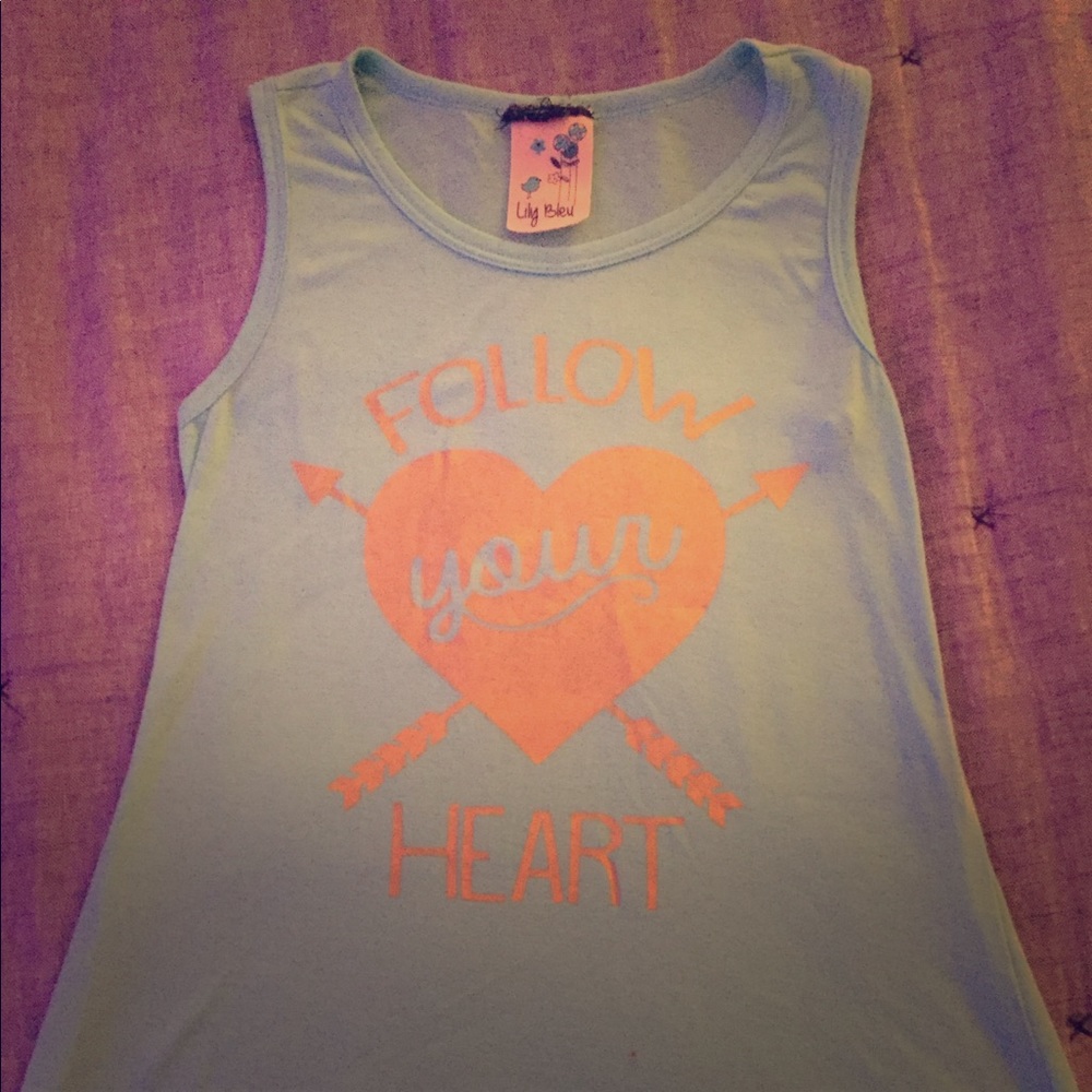 Girls “ Follow your heart “ Tank Top